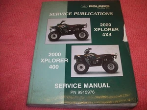Genuine 2000 POLARIS XPLORER 4X4 XPLORER 400 ATV Service Manual 9915976 - Bild 1 von 3