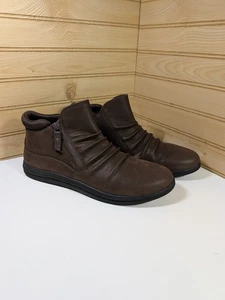 Clarks Stiefelette Damen 9,5; braunes Leder - Bild 1 von 5