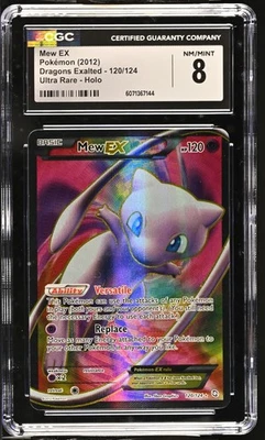 CGC 8 Mew EX 2012 Dragons Exalted 120/124 Ultra Rare Holo Pokemon Card - Image 1 of 2