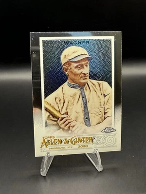 2020  Topps Allen & Ginter Chrome #116 Honus Wagner  Pirates - Image 1 of 3