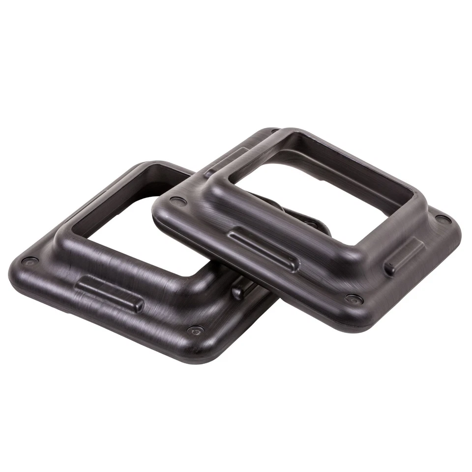 The Step F1108W Circuit and Cardio Step Additional Risers Black - Set of 2