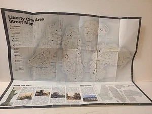 Póster mapa de GTA Grand Theft Auto IV 4 Liberty City - Imagen 1 de 9