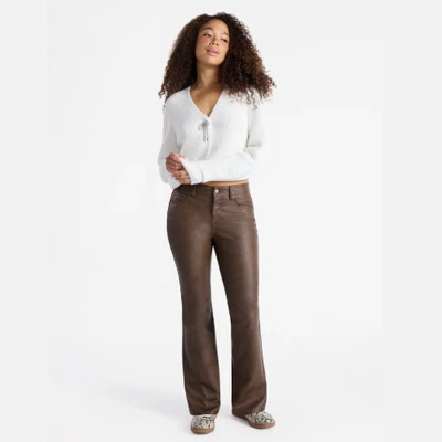 N.W.T No Boundaries Womens Vintage-Inspired Slim Bootcut Jeans 32'' Inseam Sz-10 - Image 1 of 4