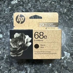 HP 68e EvoMore Czarny oryginalny wkład atramentowy, ~320 stron, 7FP22TN Exp 5/26 - Zdjęcie 1 z 1