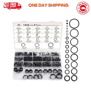 1050-teiliges O-Ring Sortiment Set | 21 metrische Größen für Autoreparatur, Wasserhahn, Luft, Gas - Bild 1 von 7