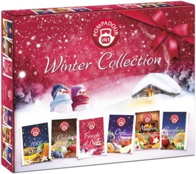 Pompadour Tè | Collezione Inverno Assortimento Di Tisane Alla Frutta Senza Caffe
