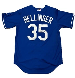 CODY BELLINGER SIGNED JERSEY LOS ANGELES DODGERS MAJESTIC YOUTH MEDIUM W COA - Picture 1 of 8