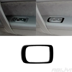 Glossy Piano Black Passenger Side Rear Window Control Trim For Porsche Cayenne - Picture 1 of 12