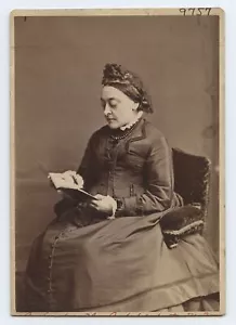 Rossetti, Christina Georgina. (1830–1894): Cabinet Card Photograph - Picture 1 of 2
