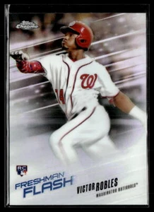 2018 Topps Chrome #FF-11 Victor Robles Freshman Flash Washington Nationals - Picture 1 of 2