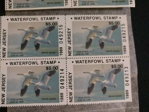New Jersey Waterfowl Stamp 1989 Collectibles - Picture 1 of 7
