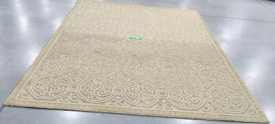 LIGHT GOLD / DARK GOLD 8' X 10' Stained Rug, Reduced Price 1172746641 CAM233A-8 - Image 1 of 4