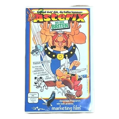 Neu Asterix & Obelix VHS bei den Briten marketing Film Cartoon Rar sealed - Bild 1 von 4