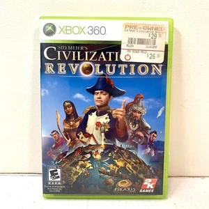 Xbox 360 : Sid Meiers Civilization Revolution VideoGames Complete CIB - Tested - Picture 1 of 4
