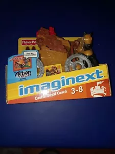 Imagext CASTLE ROYAL COACH RAM mit Figur FISHER-PRICE Schloss Serie NEU VERSIEGELT - Bild 1 von 5