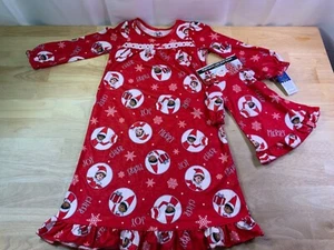 New Girl's Elf on the Shelf Christmas PJ Gown with Elves says Cheer,Joy & Merry* - Picture 1 of 4
