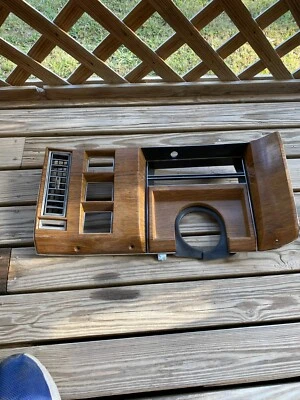 1979-1989? Cadillac Cadi Brougham Fleetwood gauge dash trim bezel woodgrain 80 Foto 1 de 4