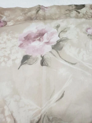 Cenefa transparente vintage Croscill Chambord amatista borla floral púrpura 40 X 24  Foto 1 de 4