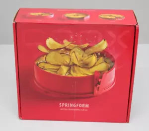 Coox Springform mit Glasplatte Glasfüßen in Rot 26cm VE6 236-228 NEU - Bild 1 von 3