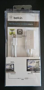 New Belkin Mini DisplayPort to HDMI Adapter | Short Adapter Cable | MBP to HDMI - Picture 1 of 4