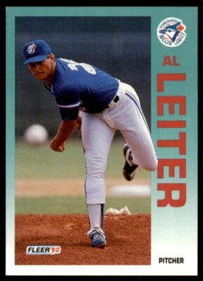 1992 Fleer #334b Al Leiter - Image 1 of 2