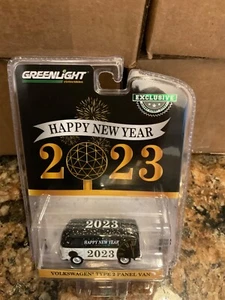 Greenlight Hobby Exclusive Volkswagen Panel Van Happy New Year 2023 - Picture 1 of 1