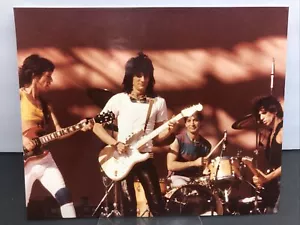 ROLLING STONES RARE 8x10 PHOTO VINTAGE 1984 ROCKTOGRAPHY KODAK #2 - Picture 1 of 5