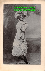 R407486 Miss Gabrielle Ray. Hat. Biograph Photo. A36. Enamelette Post Card. 1905