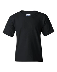 Gildan Youth Heavy Cotton Tee Crew Round Neck Plain Solid T-Shirt 5000B - Picture 1 of 44