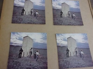 SET OF 4 "WHO'S NEXT" ALBUM COVER DRINK COASTERS NEW - Picture 1 of 2