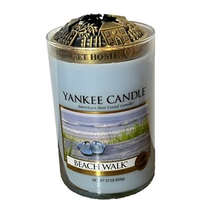 Yankee Candle New Beach Walk 2 Wick Large 22 Oz. With Illuma-lid Home Sweet Home - Picture 1 of 9
