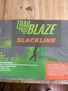 Trailblaze Slackline Kit with Tree Protectors, 49 Ft Slackline,Ratchet, Bag. EUC - Picture 1 of 9
