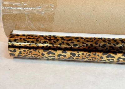 Leopard - Stahls Heat Transfer Shiny Foil  - 12" x 25' long New - Image 1 of 3