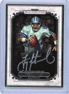 2013 Topps Museum Collection Troy Aikman Silver Framed On Card Auto 2/20 COWBOYS - Picture 1 of 2