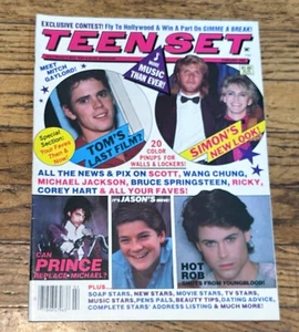 Teen Set Magazine February 1985 Mitch Gaylord Jason Bateman Prince Simon LeBon - Foto 1 di 5