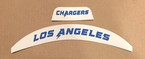 LA Chargers Flex 3D Bumper Front And Rear Riddell Helmet - Picture 1 of 2