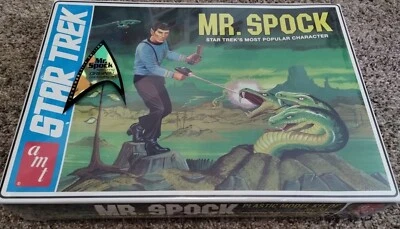 Mr. Spock First Officer Model Kit Star Trek 2009 AMT NEW MIB Unassembled Sealed  - Image 1 of 4