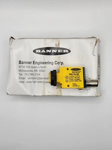 Banner SM31RLQD Mini Beam Photoelectric Sensor Opposed Mode 4-Pin QD 10-30 VDC - Picture 1 of 5