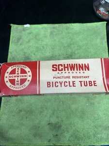 NOS VINTAGE SCHWINN HEAVY DUTY FASTBACK TUBE IN ORIGINAL BOX USA - Picture 1 of 6