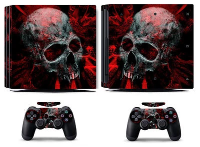 Skull 251 Vinyl Skin Sticker Cover for Sony PS4 Pro PlayStation 4 Pro - Image 1 of 2