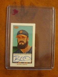2023 Topps T-206 Brian Wilson Low Series SSP Autographed On-Card Auto