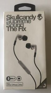 Skullcandy Fix Supreme Sound Hi-Definition Earbuds in White/Crome