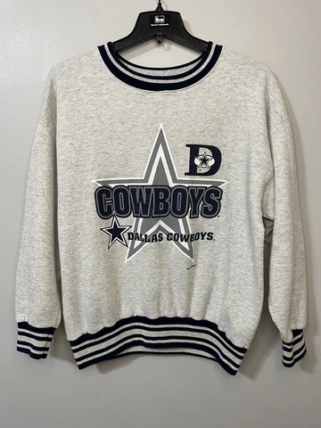 dallas cowboys crewneck sweatshirt men’s large vintage 1993 fan sportswear usa Cover