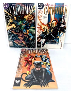CATWOMAN SHOWCASE 93 COMICS KONVOLUT 3 AUSGABEN 1 2 3 DC COMICS 1993 - Bild 1 von 5