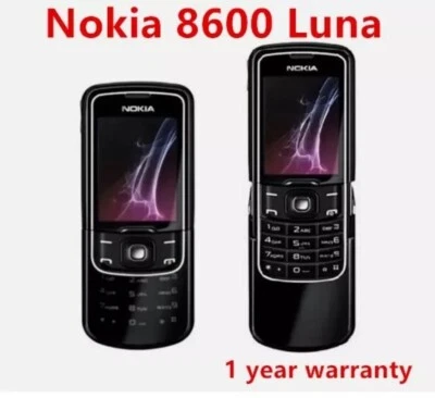 Nokia 8600 Luna Unlocked GSM 2G Bluetooth 2MP 2.0" Slide Mobile Phone NEW Sealed - Image 1 of 4
