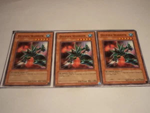 3X Deepsea Warrior DB1-EN193 - Yugioh Yu Gi Oh! 3 Playset - Picture 1 of 1