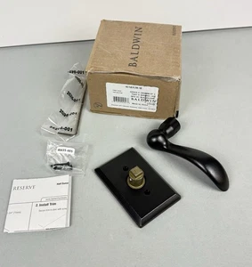 Baldwin HD.TUB.R.CRR Tube Non-Turning One-Sided Dummy Door Lever - Black - Picture 1 of 3