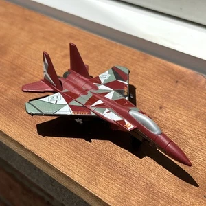 MATTEL MATCHBOX MBX SKYBUSTERS BOEING F-15 EAGLE AIRPLANE DVR-22 Red 2013 - Picture 1 of 13