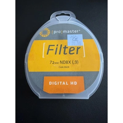 ProMaster 72mm Digital HD - ND - 8X .9 Variable Filter New Still Sealed #8828 - Image 1 of 3
