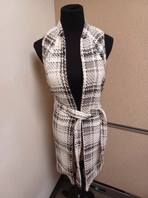 Chaleco C14 Usado BCBG Generation Mujer Cinturón Abierto Talla Pequeña Foto 1 de 4